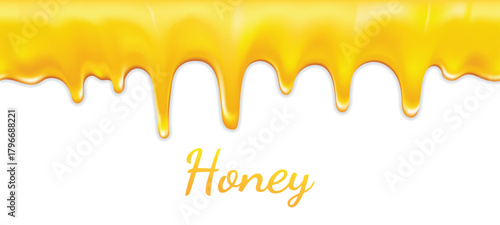 yellow paint dripping on white