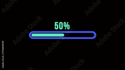 Modern Loading Icon Animation | Circular Progress Loader | Minimal UI/UX Preloader Motion Graphic