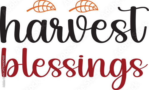 harvest blessings SVG
