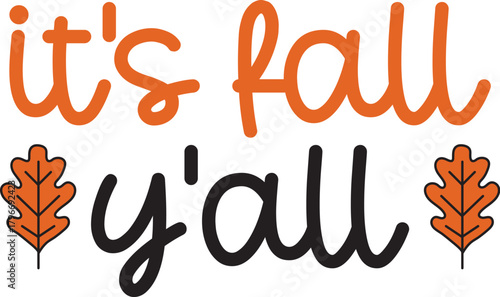 it's fall y'all SVG