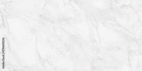 White marble texture background featuring subtle light gray veining and soft, fluid patterns polished natural stone surface provides a clean, bright, and luxurious aesthetic.
