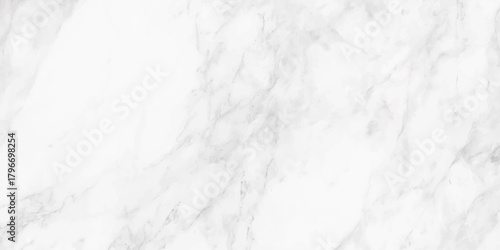 White marble texture background featuring subtle light gray veining and soft, fluid patterns polished natural stone surface provides a clean, bright, and luxurious aesthetic.
