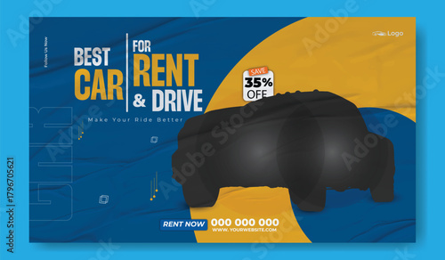 Reliable Car Rentals Promotion Design Set (Cover, Post, Flyer)
Modern Vehicle Rental Advertising Templates with 35% Off Offer.
Spend Less Explore More, Car Rental Marketing Kit
Luxury Red Sports Car.