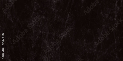 Black wall textured surface background with subtle white veins and rough textured pattern for background design.