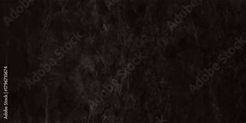 Elegant dark black marble texture background with subtle charcoal gray and deep brown veins creating a moody pattern.