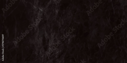 Elegant dark black marble texture background with subtle charcoal gray and deep brown veins creating a moody pattern.