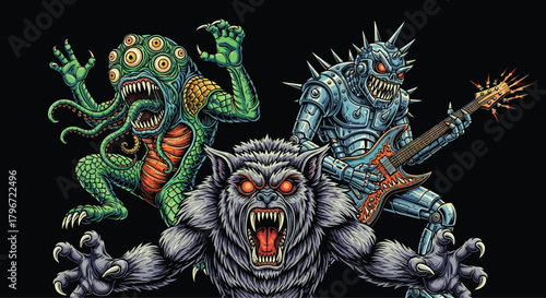 Metal Monsters Band of Terror