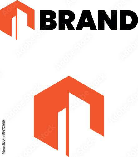 Modern Building Real Estate Logo