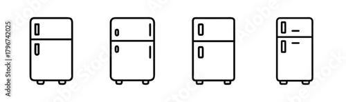 Office fridge illustration vector graphic scalable eps icon