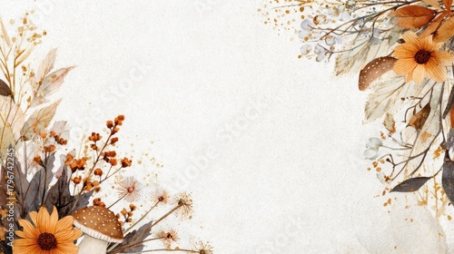 A handcrafted fall border where nature’s whimsy meets quiet opulence.