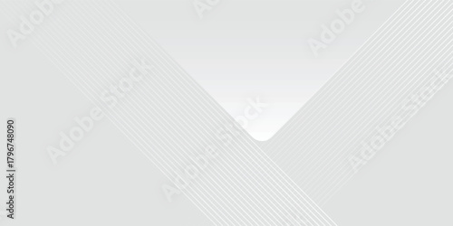 background design with diagonal line pattern in grey colour. Vector white horizontal template for business banner, formal invitation backdrop, luxury.