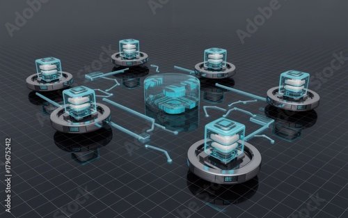 Decentralized network of servers and data centers connecting in a virtual cloud ecosystem for efficient and scalable digital solutions