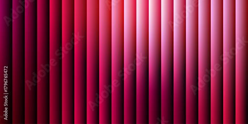 Vibrant Abstract Vertical Blinds Background with Intense Fuchsia Pink and Magenta Gradient Transition Texture