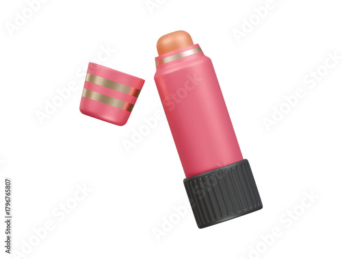 lip balm icon 3d illustration render