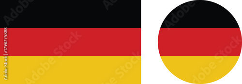 German flag. Germany flag. German national flag.