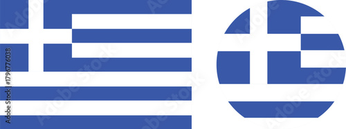 Greece flag. Greece national flag design. Greece flag vector.