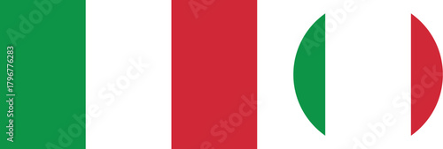 Italian flag. Italy flag vector. Flag of Italy.
