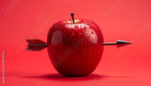 Target Apple Pierced by Arrow