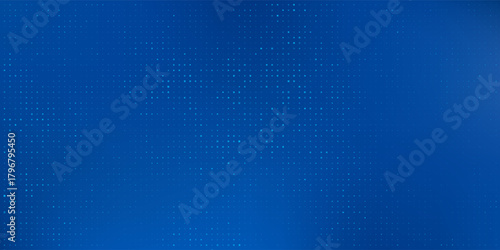 Abstract digital blue square particles background for business, finance, research, tech and science