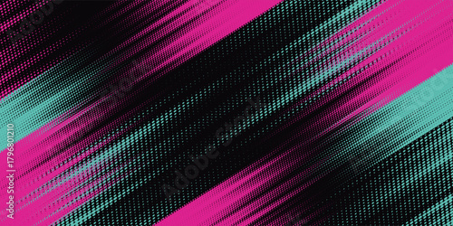 Car sticker wrap banner abstract sporty lines pink blue greenish grunge color combination brush storm thunder modern pattern racing motorsport.