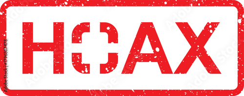 Tableau sur toile Hand drawn of hoax  design concept, vector illustration