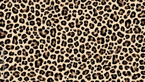 Repeating leopard skin design featuring cheetah spots, suitable for UI backdrop