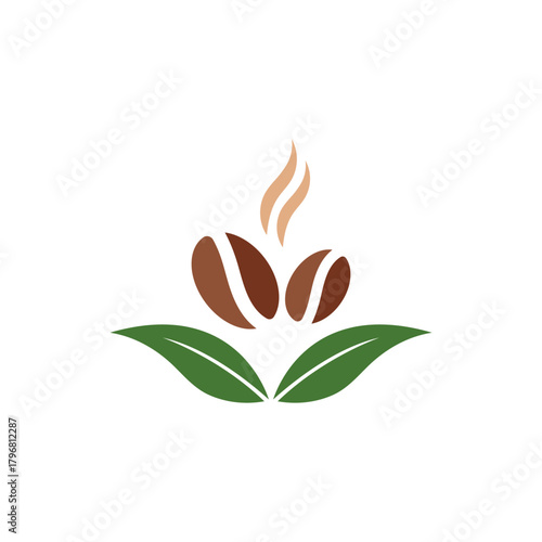 coffe icon vector illustration template design logo