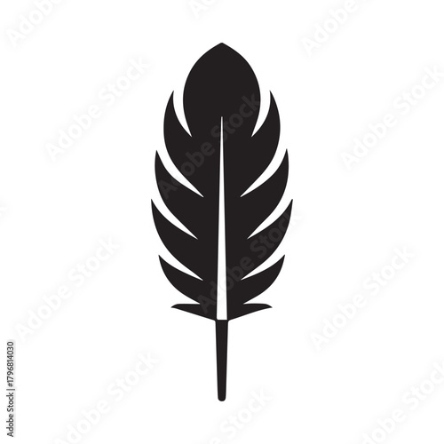 Feather Pen With Crown Emblem Representing Prestige Authority and Creative Nobility