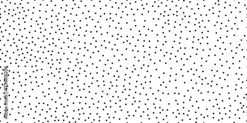 Abstract Irregular Stipple Polka Dot Pattern Seamless Vector Background Minimalist Dotted Grain Texture Overlay Design