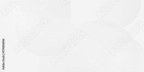 Abstract geometric background with soft white and gray gradient for high tech graphic business background. Template illustration design, web background, wallpaper, desktop, bubbles.