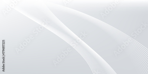 Abstract geometric white and gray color background. Vector, illustration.