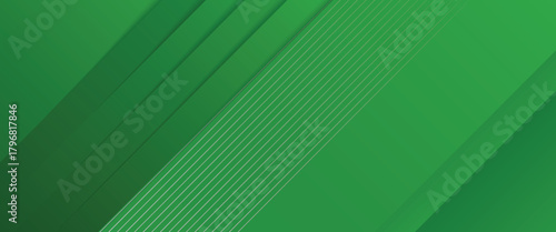 Abstract green sporty background template vector with shiny lines and lights. Green background with strong pattern design.Eps10 vector