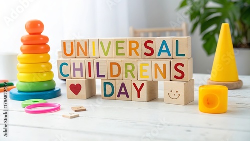 Colorful wooden alphabet blocks arranged neatly for playful learning.