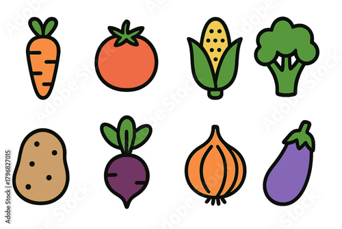 Colorful collection of fresh vegetables displayed for a healthy meal preparation during a sunny day