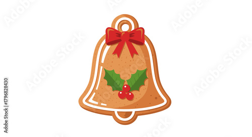 Christmas winter holiday gingerbread gift decoration