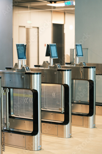 Facial recognition smart gate entrance