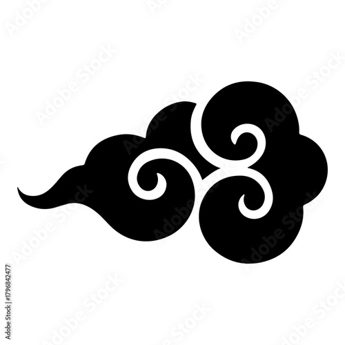 Auspicious Chinese Cloud Motif