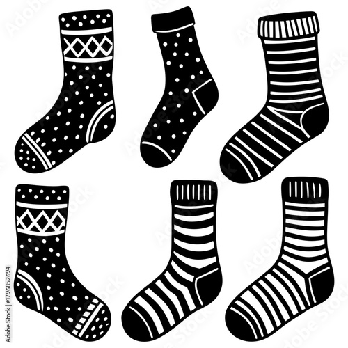 socks vector 
