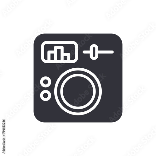 Sound Device Icon For Audio Mixing Music Studio Equipment