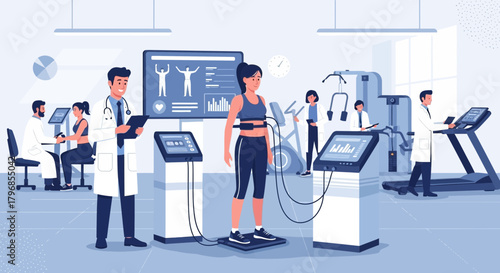 Advanced fitness assessment, integrating technology for wellness optimization