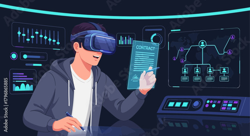 Virtual reality contract signing, embracing the future of legal agreements online