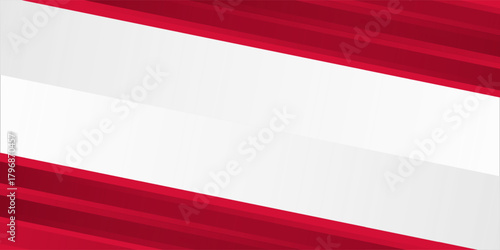Bold Red and White Abstract Corporate Background