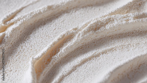 Creamy ice cream swirls, close-up texture, studio shot, food background, recipe