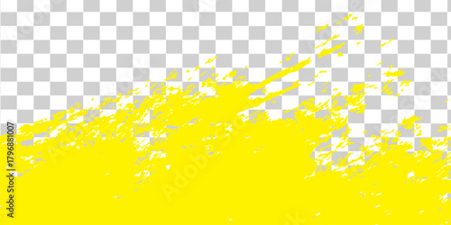 Yellow Torn white paper with shadow. texture