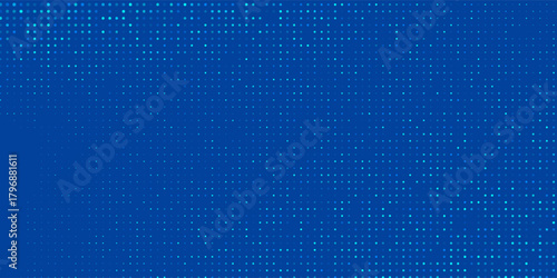 Modern Dotted Blue Tech Finance Fintech Background Abstract Pixel Pattern Art Modern Design Vector