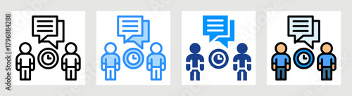 Interactive Session Icon Collection Set Multiple Style
