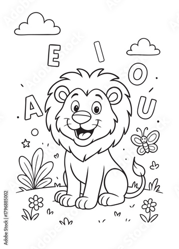 Dibujo para colorear para niños