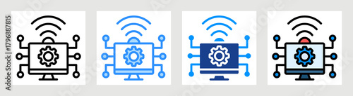 Smart System Icon Collection Set Multiple Style