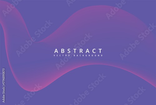 Abstract vector design with fluid gradient shapes in purple and pink, creating a dynamic and modern background for various creative projects and presentations