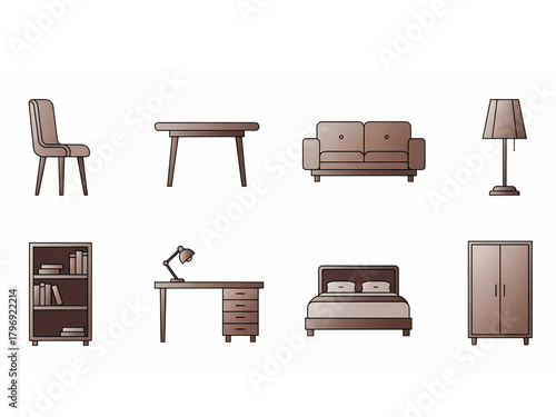 set of furniture